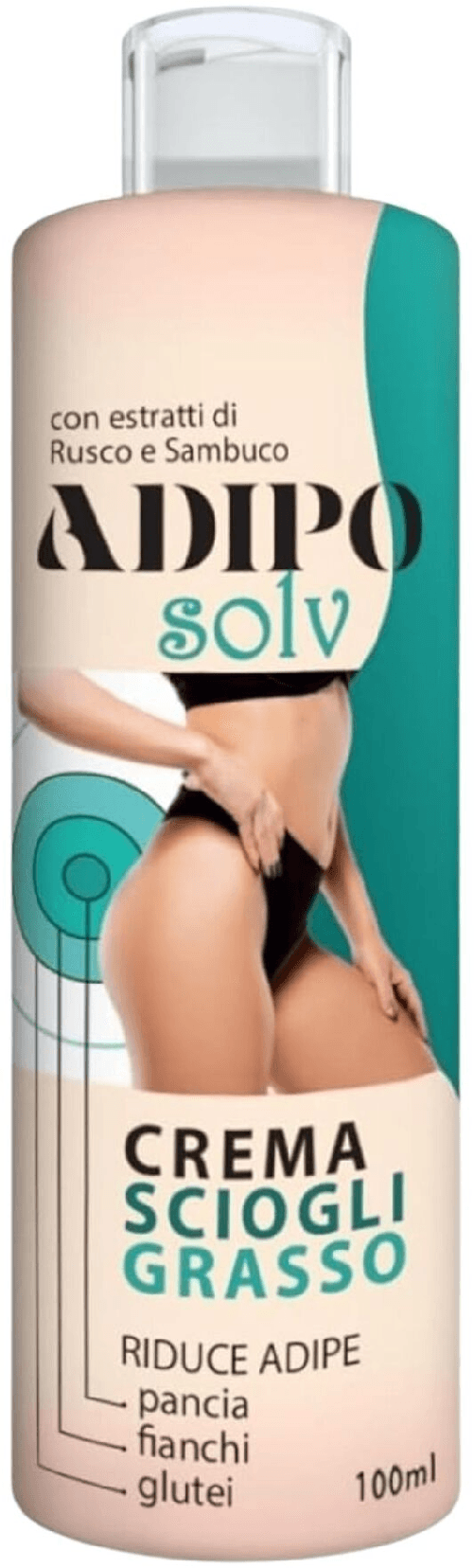 AdipoSolv-crema-snellente-pancia-fianchi-Brucia-Grassi-|-Glutei-Anticellulite-Forte-|-Trattamento-Corpo-Intensivo-Con-Drone-Cosmetico-200ml