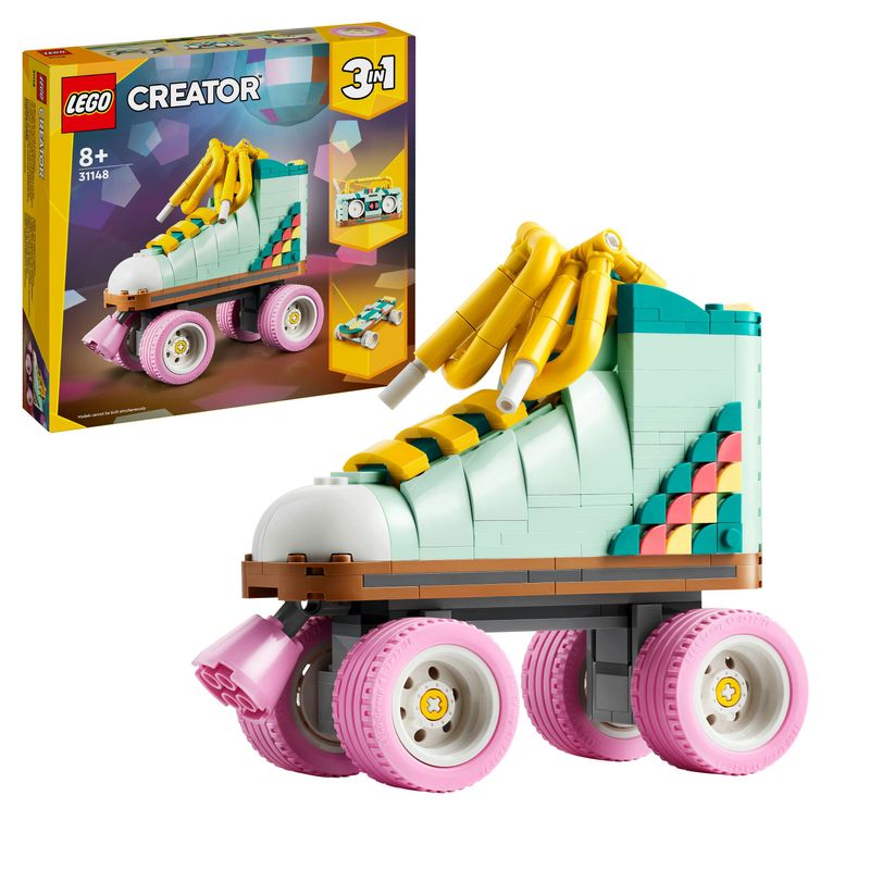 LEGO-Creator-31148-3in1-Pattino-a-Rotelle-Retro--Trasformabile-in-Mini-Skateboard-o-Radio-Giocattolo-Giochi-per-Bambini-8-