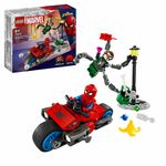 LEGO-Marvel-76275-Inseguimento-Sulla-Moto--Spider-Man-vs.-Doc-Ock-Motocicletta-Giocattolo-Spara-Ragnatele-per-Bambini-6--Anni