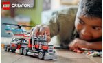 LEGO-Creator-31146-3in1-Autocarro-con-Elicottero-Giochi-per-Bambini-7--Anni-Ricostruibile-in-Aereo-e-Cisterna-o-Auto-e-SUV