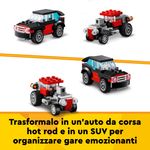 LEGO-Creator-31146-3in1-Autocarro-con-Elicottero-Giochi-per-Bambini-7--Anni-Ricostruibile-in-Aereo-e-Cisterna-o-Auto-e-SUV