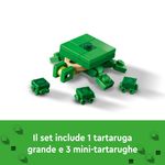 LEGO-Minecraft-21254-Beach-House-della-Tartaruga-Casa-Giocattolo-da-Costruire-per-Bambini-di-8--Anni-con-Personaggi-e-Animali