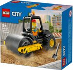 LEGO-City-60401-Rullo-Compressore-Set-di-Costruzioni-Giocattolo-per-Bambini-di-5--Anni-Veicolo-da-Cantiere-con-Operaio-Edile