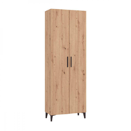 MILANI HOME JOSIE - armadio due ante moderno minimal in legno