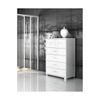 Settimino-Alto-Como-70-Bianco-6-Cassetti-Cassettiera-Camera-da-Letto-Mobile-Kit
