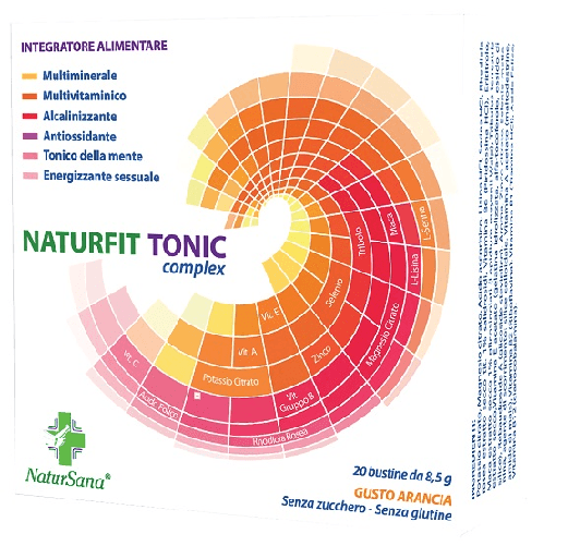 NaturSana NATURFIT TONIC complex -  Multiminerale, Multivitaminico, Tonico Adattogeno, Tonico Sessuale