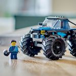 LEGO-City-60402-Monster-Truck-Blu-Veicolo-Giocattolo-Fuoristrada-Giochi-per-Bambini-di-5--Anni-con-Minifigure-del-Pilota