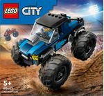 LEGO-City-60402-Monster-Truck-Blu-Veicolo-Giocattolo-Fuoristrada-Giochi-per-Bambini-di-5--Anni-con-Minifigure-del-Pilota