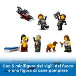 LEGO-City-60414-Caserma-dei-Pompieri-e-Autopompa-con-Camion-Giocattolo-6-Minifigure-Cane-e-Accessori-Gioco-per-Bambini-6-