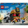LEGO-City-60404-Furgone-degli-Hamburger-Giocattolo-Veicolo-per-Bambini-5--Anni-Camion-Food-Truck-con-Accessori-e-2-Minifigure
