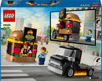 LEGO-City-60404-Furgone-degli-Hamburger-Giocattolo-Veicolo-per-Bambini-5--Anni-Camion-Food-Truck-con-Accessori-e-2-Minifigure