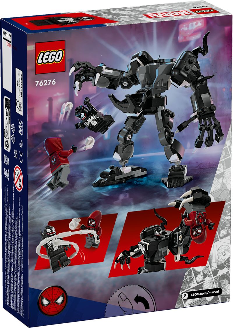 LEGO-Marvel-76276-Mech-di-Venom-vs.-Miles-Morales-Giocattolo-Action-Figure-per-Bambini-6--Anni-con-Minifigure-di-Spider-Man