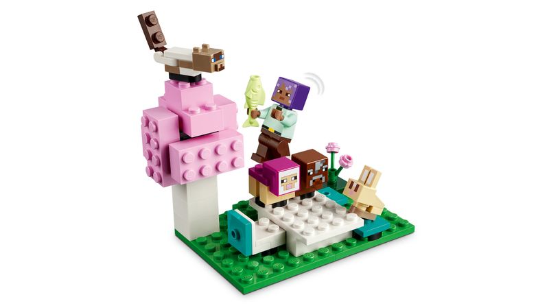 LEGO-Minecraft-21253-Il-Santuario-degli-Animali-Giocattolo-per-Bambini-e-Fan-di-7--Anni-con-Bioma-delle-Pianure-e-Personaggi