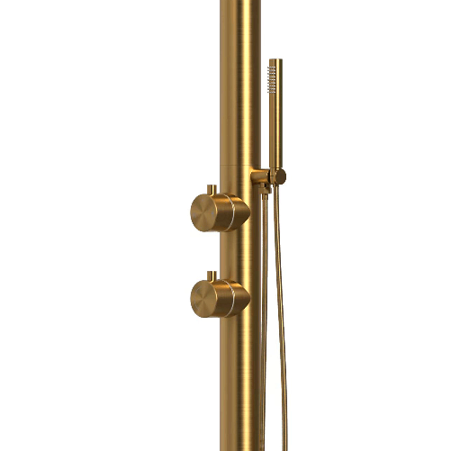 Doccia-In-Acciaio-Inox-Nautico-316l-Sined-Inox-Luna-Oro-Ingressi-Per-Acqua-Calda-e-Fredda-Ideale-Per-Installazioni-Esterne-o-Per-Il-Bagno-Di-Casa