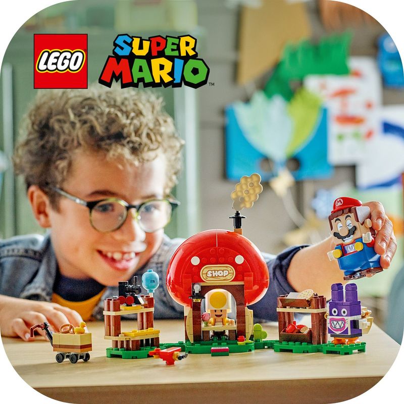 LEGO-Super-Mario-71429-Pack-di-Espansione-Ruboniglio-al-Negozio-di-Toad-Giochi-per-Bambini-7--Anni-con-2-Personaggi-Giocattolo