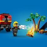 LEGO-City-60412-Fuoristrada-Antincendio-e-Gommone-di-Salvataggio-Camion-dei-Pompieri-Giocattolo-Giochi-per-Bambini-5--Anni