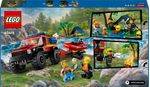 LEGO-City-60412-Fuoristrada-Antincendio-e-Gommone-di-Salvataggio-Camion-dei-Pompieri-Giocattolo-Giochi-per-Bambini-5--Anni