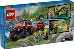 LEGO-City-60412-Fuoristrada-Antincendio-e-Gommone-di-Salvataggio-Camion-dei-Pompieri-Giocattolo-Giochi-per-Bambini-5--Anni