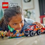 LEGO-City-60412-Fuoristrada-Antincendio-e-Gommone-di-Salvataggio-Camion-dei-Pompieri-Giocattolo-Giochi-per-Bambini-5--Anni