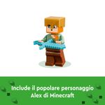 LEGO-Minecraft-21252-L-Armeria-con-Personaggio-Alex-Accessori-e-Armi-Giocattolo-per-Bambini-di-7--Anni-e-Fan-del-Videogioco