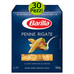 Pasta barilla penne rigate n 73 mutipack 30 pezzi 500 grammi cadauna