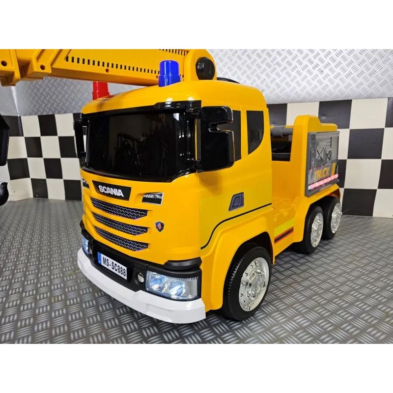 Autogru-Elettrica-per-Bambini-Macchina-con-Gru-Funzionante-Camioncino