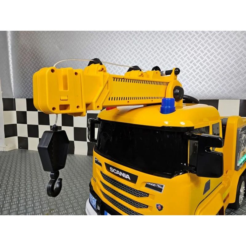 Autogru-Elettrica-per-Bambini-Macchina-con-Gru-Funzionante-Camioncino