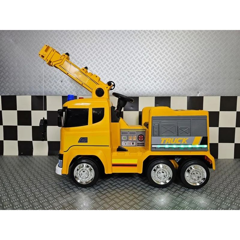 Autogru-Elettrica-per-Bambini-Macchina-con-Gru-Funzionante-Camioncino