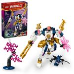 LEGO-NINJAGO-71807-Mech-Elemento-Tech-di-Sora-Giochi-per-Bambini-7--Anni-Action-Figure-Snodabile-e-2-Minifigure-Regalo-Ninja