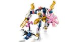 LEGO-NINJAGO-71807-Mech-Elemento-Tech-di-Sora-Giochi-per-Bambini-7--Anni-Action-Figure-Snodabile-e-2-Minifigure-Regalo-Ninja