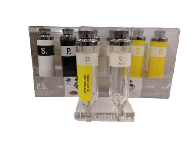Spargi sale / pepe tubetti con base Arcucci