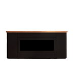 Sined Mobile Desio 108 Nero Mobile Camino Elettrico Zona Ingresso Sined Ispica Da 1500w Raffinato Ed