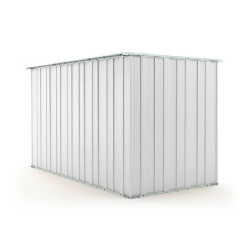 Box-in-Acciaio-Zincato-175x307cm-x-h1.82m---95KG---54mq-casetta-lamiera-attrezzi---BIANCO