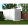 Box-in-Acciaio-Zincato-175x307cm-x-h1.82m---95KG---54mq-casetta-lamiera-attrezzi---BIANCO