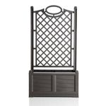 Fioriera-in-Resina-80x42-con-Grigliato-Spalliera-Antracite-da-Balcone