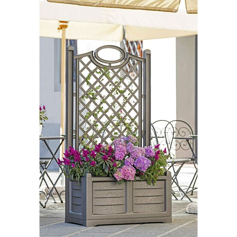Fioriera-in-Resina-80x42-con-Grigliato-Spalliera-Antracite-da-Balcone