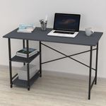 Scrivania-Antracite-120x60-cm-Legno-Truciolare-e-Metallo-per-Camera