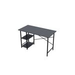 Scrivania-Antracite-120x60-cm-Legno-Truciolare-e-Metallo-per-Camera