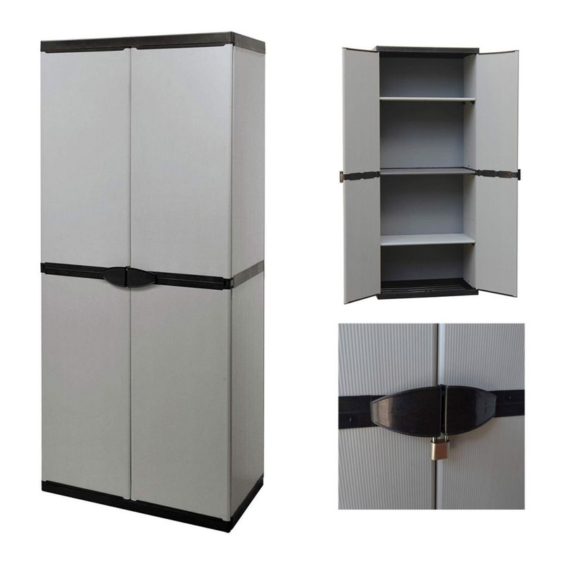 Armadio-in-Resina-PVC-da-Esterno-Tuttopiani-Modulare-Ripiani-Balcone