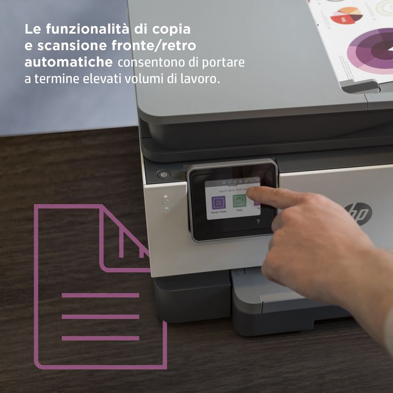 HP-OfficeJet-Pro-Stampante-multifunzione-HP-9014e-Colore-Stampante-per-Piccoli-uffici-Stampa-copia-scansione-fax