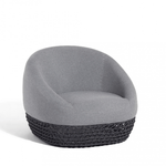 MILANI HOME ATREIDES - poltrona da esterno in alluminio e corda