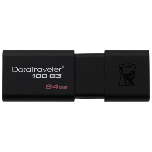 Kingston-Technology-DataTraveler-100-G3-unita-flash-USB-64-GB-USB-tipo-A-3.2-Gen-1--3.1-Gen-1--Nero