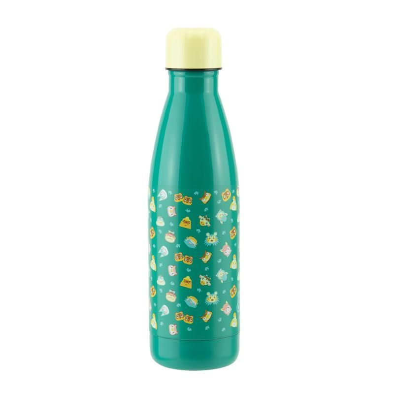 Paladone-Animal-Crossing-Metal-Water-Bottle-Uso-quotidiano-460-ml-Acciaio-inossidabile-Colore-acqua