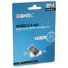 Emtec-T260C-unita-flash-USB-64-GB-USB-Type-A---USB-Type-C-3.2-Gen-1--3.1-Gen-1--Nero-Acciaio-inossidabile