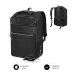 SUBBLIM MOCHILA BUSINESS V2 AP 16'' NEGRO 40,6 cm (16") Zaino Nero