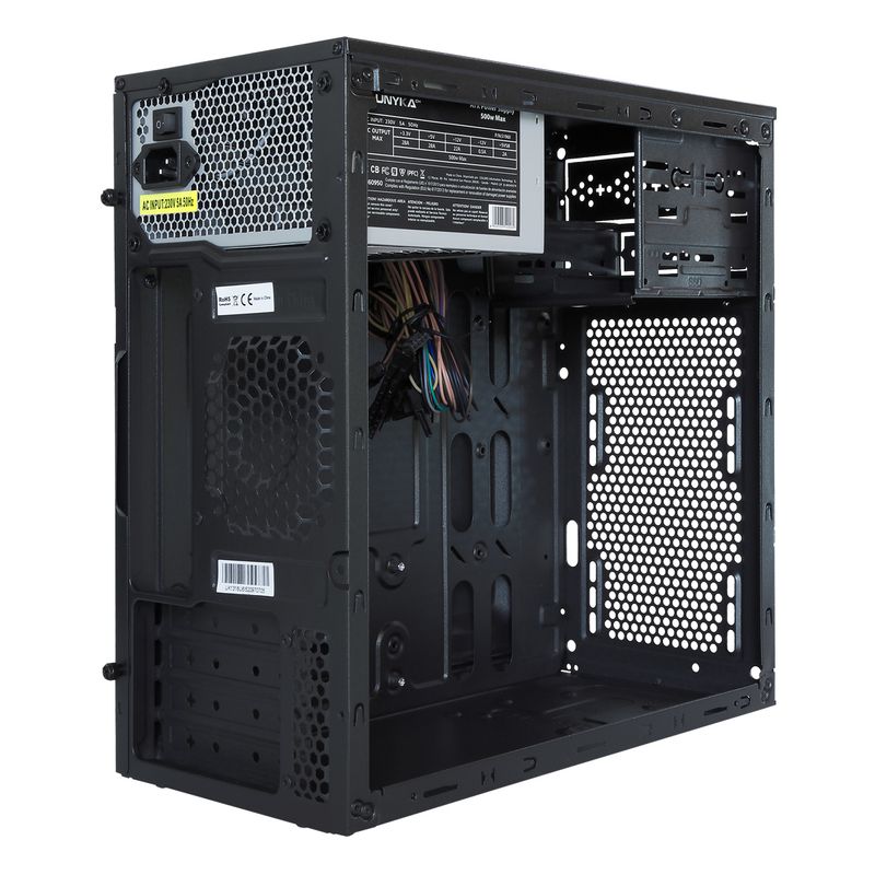 Custodia-Unykach-Aero-C20-MicroATX---Alimentatore-da-500-W-incluso---Dimensioni-unita-supportate-da-35--25----USB-A-3