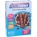 Pesoforma Barrette al Cioccolato al Latte 372g