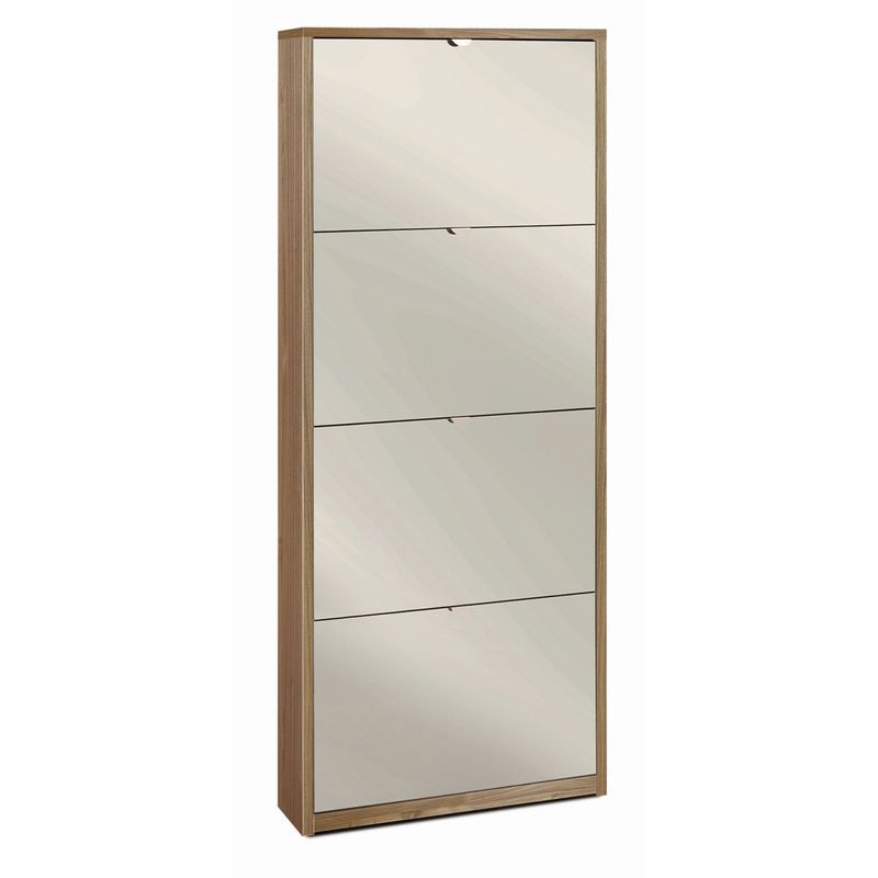Scarpiera-Noce-Specchio-4-Ante-a-Ribalta-Mobile-Salvaspazio-Porta-Scarpe