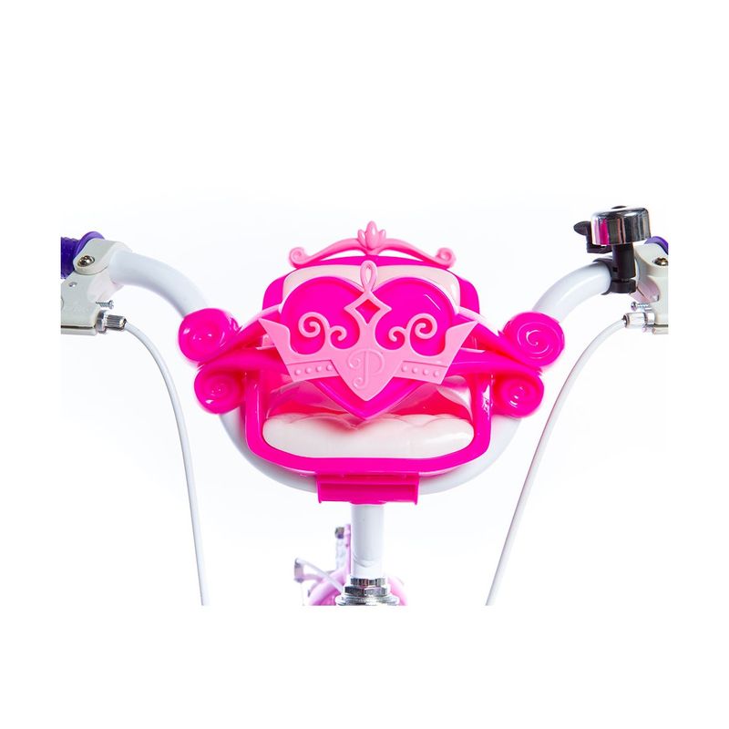 Bicicletta-da-Bambina-Princess-Ruota-12-Pollici-Bici-con-Rotelle-Freni