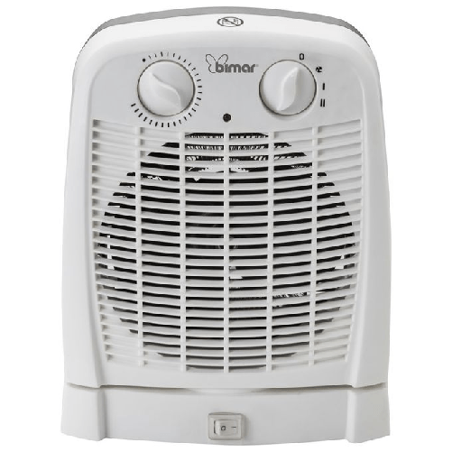 Bimar-HF195-stufetta-elettrica-Interno-Nero-Bianco-2000-W-Riscaldatore-ambiente-elettrico-con-ventilatore